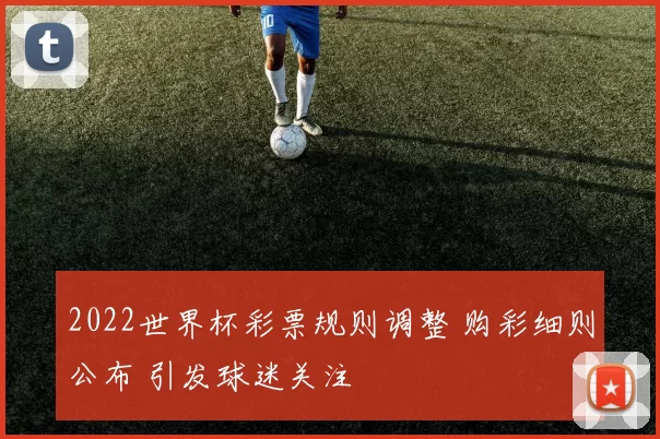 2022世界杯彩票规则调整 购彩细则公布 引发球迷关注